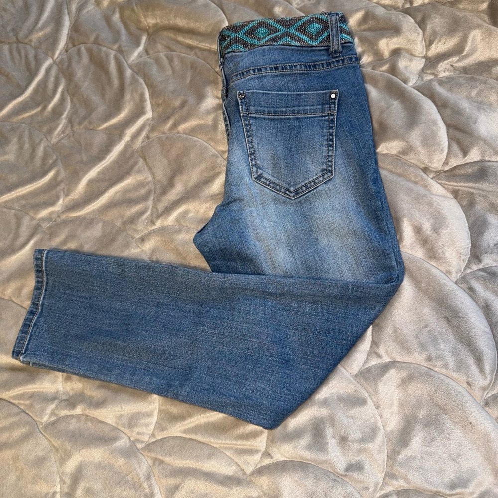Women's Caché Blue Jean capris